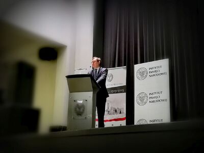 Otwarcie wystawy „Polski gen wolności. 150 lat walk o niepodległość (1768–1918)” w Akademii Sztuki Wojennej – 15 maja 2019. Fot. Paweł Czerniszewski (IPN)