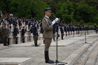 Uroczystości na Polskim Cmentarzu Wojennym na Monte Cassino, 18 maja 2019 (fot. UdsKiOR)