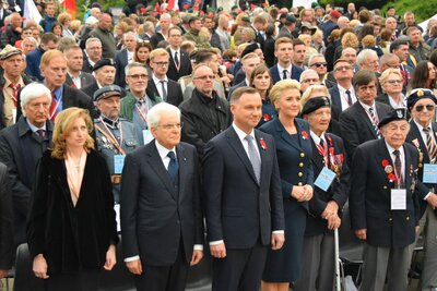 Uroczystości na Polskim Cmentarzu Wojennym na Monte Cassino, 18 maja 2019 (fot. UdsKiOR)