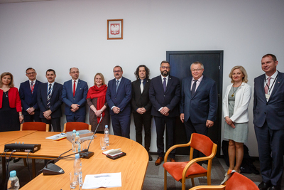 Delegacja czeskich parlamentarzystów w Instytucie Pamięci Narodowej – 22 maja 2019. Fot. Sławek Kasper (IPN)