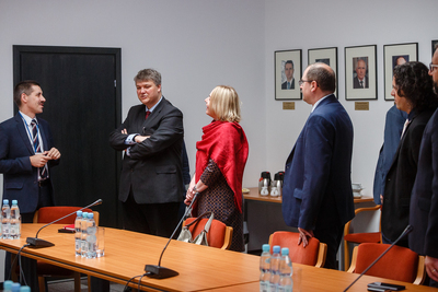 Delegacja czeskich parlamentarzystów w Instytucie Pamięci Narodowej – 22 maja 2019. Fot. Sławek Kasper (IPN)