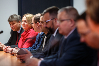 Delegacja czeskich parlamentarzystów w Instytucie Pamięci Narodowej – 22 maja 2019. Fot. Sławek Kasper (IPN)