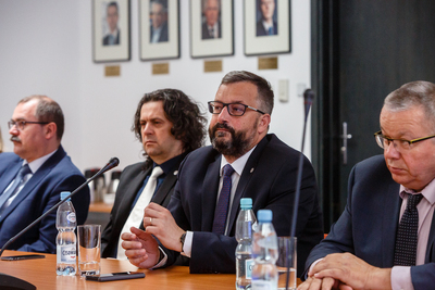 Delegacja czeskich parlamentarzystów w Instytucie Pamięci Narodowej – 22 maja 2019. Fot. Sławek Kasper (IPN)