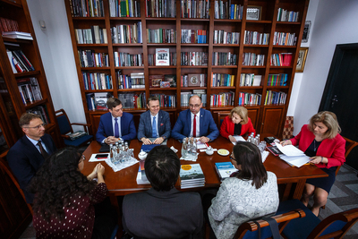 Wizyta przedstawicieli Platformy Europejskiej Pamięci i Sumienia w IPN – 22 maja 2019. Fot. Sławek Kasper (IPN)