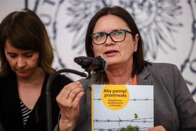 Konferencja prasowa z udziałem członków Platformy Europejskiej Pamięci i Sumienia oraz przedstawicieli IPN – 23 maja 2019. Fot. Sławek Kasper (IPN)