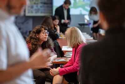 Warsztaty dla młodzieży szkolnej z wykorzystaniem publikacji „Aby pamięć przetrwała...” oraz gry planszowej „Za żelazną kurtyną” – 23 maja 2019. Fot. Sławek Kasper (IPN)