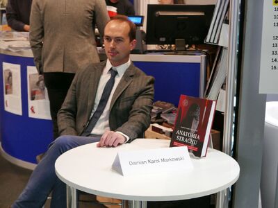 Warszawskie Targi Książki. Damian Markowski podpisuje książkę „Anatomia strachu...” – 24 maja, PGE Narodowy