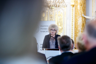 Wicemarszałek Senatu Maria Koc. Gala Nagrody „Kustosz Pamięci Narodowej” – 28 maja 2019. Fot. Sławek Kasper (IPN)