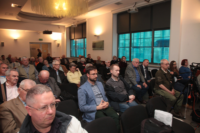 Dyskusja wokół nowego wydania książki Krystyny Kersten „Narodziny systemu władzy. Polska 1943–1948” – Warszawa, 29 maja 2019. Fot. Piotr Życieński (IPN)