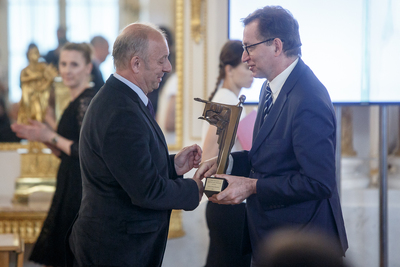 Uroczystość wręczenia Nagrody „Kustosz Pamięci Narodowej” 2019. Fot. Sławek Kasper (IPN)