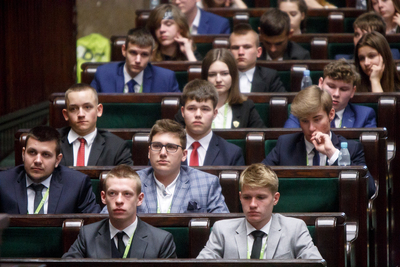 XXV sesja Sejmu Dzieci i Młodzieży – Warszawa, 1 czerwca 2019. Fot. Sławek Kasper (IPN)