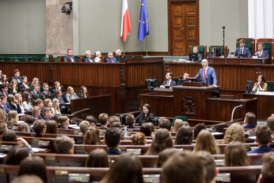 XXV sesja Sejmu Dzieci i Młodzieży – Warszawa, 1 czerwca 2019. Fot. Sławek Kasper (IPN)