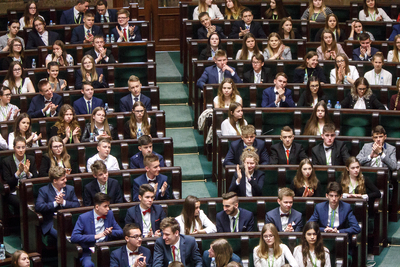 XXV sesja Sejmu Dzieci i Młodzieży – Warszawa, 1 czerwca 2019. Fot. Sławek Kasper (IPN)