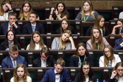 XXV sesja Sejmu Dzieci i Młodzieży – Warszawa, 1 czerwca 2019. Fot. Sławek Kasper (IPN)