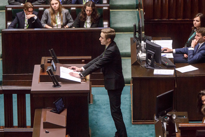 XXV sesja Sejmu Dzieci i Młodzieży – Warszawa, 1 czerwca 2019. Fot. Sławek Kasper (IPN)