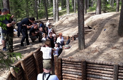 Uroczyste otwarcie dla zwiedzających odbudowanych schronów Komendy XVI Okręgu NZW – 2 czerwca 2019