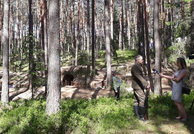 Uroczyste otwarcie dla zwiedzających odbudowanych schronów Komendy XVI Okręgu NZW – 2 czerwca 2019