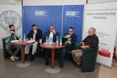 „Ukadrowienie agentury SB i WSW – studium przypadków” – dyskusja z cyklu „Tajemnice bezpieki” – Warszawa, 31 maja 2019. Fot. Piotr Życieński (IPN)