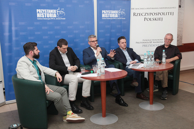 „Ukadrowienie agentury SB i WSW – studium przypadków” – dyskusja z cyklu „Tajemnice bezpieki” – Warszawa, 31 maja 2019. Fot. Piotr Życieński (IPN)