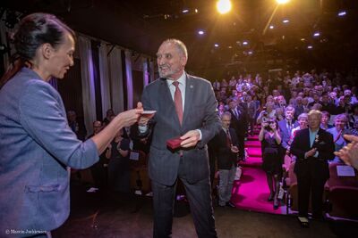 Uroczystość wręczenia Krzyży Wolności i Solidarności – Warszawa, 3 czerwca 2019. Fot. Marcin Jurkiewicz (IPN)