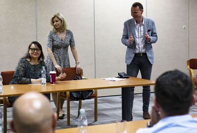 Wizyta sędziów i prokuratorów z Unii Europejskiej w siedzibie IPN – 4 czerwca 2019. Fot. Anna Boguniecka (IPN)