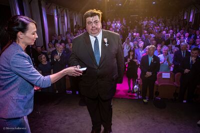 Uroczystość wręczenia Krzyży Wolności i Solidarności – Warszawa, 3 czerwca 2019. Fot. Marcin Jurkiewicz (IPN)