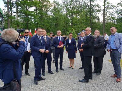 Uroczystości upamiętniające żołnierzy z oddziału NSZ kpt. Henryka Flamego ps. „Bartek” – Stary Grodków, 5 czerwca 2019. Fot. Sławek Kasper (IPN)