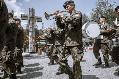 Uroczystości upamiętniające żołnierzy z oddziału NSZ kpt. Henryka Flamego ps. „Bartek” – Stary Grodków, 5 czerwca 2019. Fot. Sławek Kasper (IPN)
