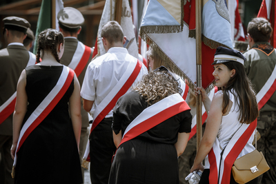 Uroczystości upamiętniające żołnierzy z oddziału NSZ kpt. Henryka Flamego ps. „Bartek” – Stary Grodków, 5 czerwca 2019. Fot. Sławek Kasper (IPN)