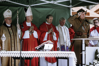 Uroczystości upamiętniające żołnierzy z oddziału NSZ kpt. Henryka Flamego ps. „Bartek” – Stary Grodków, 5 czerwca 2019. Fot. Sławek Kasper (IPN)