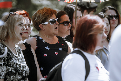 Uroczystości upamiętniające żołnierzy z oddziału NSZ kpt. Henryka Flamego ps. „Bartek” – Stary Grodków, 5 czerwca 2019. Fot. Sławek Kasper (IPN)