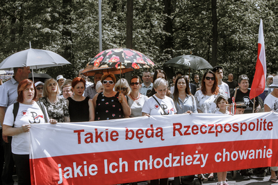 Uroczystości upamiętniające żołnierzy z oddziału NSZ kpt. Henryka Flamego ps. „Bartek” – Stary Grodków, 5 czerwca 2019. Fot. Sławek Kasper (IPN)