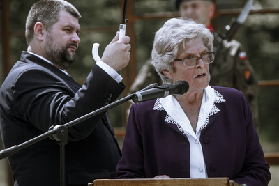 Uroczystości upamiętniające żołnierzy z oddziału NSZ kpt. Henryka Flamego ps. „Bartek” – Stary Grodków, 5 czerwca 2019. Fot. Sławek Kasper (IPN)