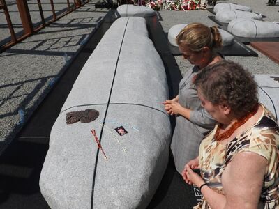 Uroczystości upamiętniające żołnierzy z oddziału NSZ kpt. Henryka Flamego ps. „Bartek” – Stary Grodków, 5 czerwca 2019. Fot. Mateusz Niegowski (IPN)