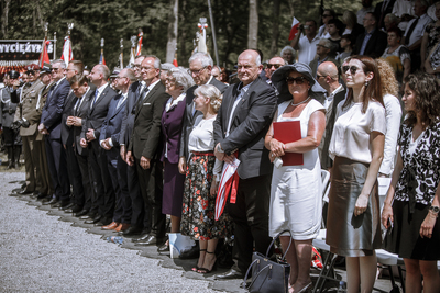 Uroczystości upamiętniające żołnierzy z oddziału NSZ kpt. Henryka Flamego ps. „Bartek” – Stary Grodków, 5 czerwca 2019. Fot. Sławek Kasper (IPN)