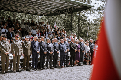Uroczystości upamiętniające żołnierzy z oddziału NSZ kpt. Henryka Flamego ps. „Bartek” – Stary Grodków, 5 czerwca 2019. Fot. Sławek Kasper (IPN)