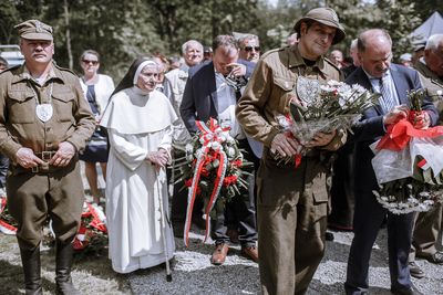 Uroczystości upamiętniające żołnierzy z oddziału NSZ kpt. Henryka Flamego ps. „Bartek” – Stary Grodków, 5 czerwca 2019. Fot. Sławek Kasper (IPN)