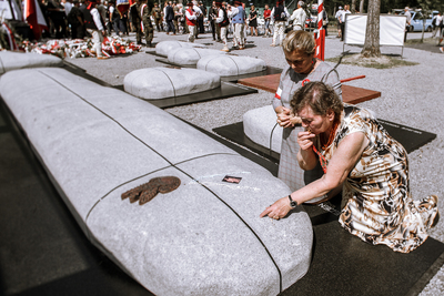 Uroczystości upamiętniające żołnierzy z oddziału NSZ kpt. Henryka Flamego ps. „Bartek” – Stary Grodków, 5 czerwca 2019. Fot. Sławek Kasper (IPN)