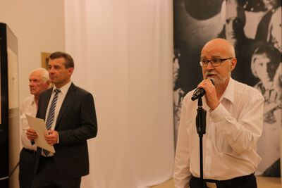 Wystawa „Zachować pamięć. Praca przymusowa i niewolnicza obywateli polskich na rzecz III Rzeszy w latach 1939–1945” – Warszawa, 5–17 czerwca 2019. Fot. Aleksandra Wierzchowska (IPN)