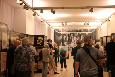 Wystawa „Zachować pamięć. Praca przymusowa i niewolnicza obywateli polskich na rzecz III Rzeszy w latach 1939–1945” – Warszawa, 5–17 czerwca 2019. Fot. Aleksandra Wierzchowska (IPN)