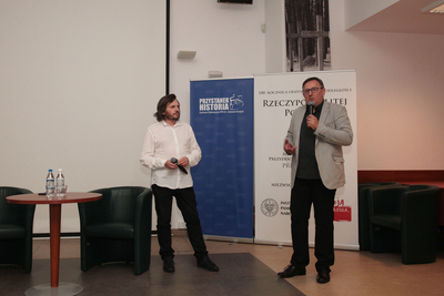 Dyskusja wokół filmu Arkadiusza Gołębiewskiego „Duchem ciosany” – Warszawa, 6 czerwca 2019. Fot. Piotr Życieński (IPN)