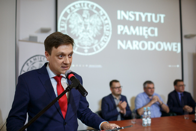 Spotkanie z ukraińskimi historykami z Winnicy – Warszawa, 10 czerwca 2019. Fot. Sławek Kasper (IPN)