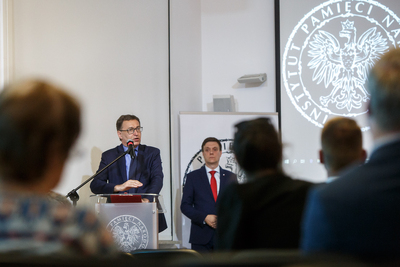 Spotkanie z ukraińskimi historykami z Winnicy – Warszawa, 10 czerwca 2019. Fot. Sławek Kasper (IPN)