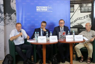 Prezentacja książki Przemysława Gasztolda „Towarzysze z betonu. Dogmatyzm w PZPR 1980–1990” – Warszawa, 10 czerwca 2019. Fot. Aleksandra Wierzchowska (IPN)