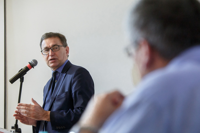 Spotkanie z ukraińskimi historykami z Winnicy – Warszawa, 10 czerwca 2019. Fot. Sławek Kasper (IPN)