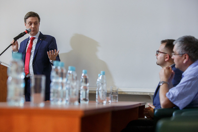 Spotkanie z ukraińskimi historykami z Winnicy – Warszawa, 10 czerwca 2019. Fot. Sławek Kasper (IPN)