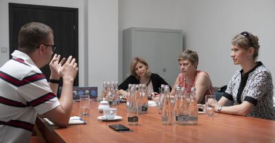 Dziennikarze z RPA w Instytucie Pamięci Narodowej – 13 czerwca 2019. Fot. Anna Boguniecka (IPN)