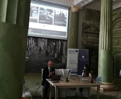 Wystąpienie dyrektora Oddziału IPN w Poznaniu dr. hab. Rafała Reczka. Konferencja Archiwistów i Historyków „Educare necesse est...” – Warszawa, 13 czerwca 2019. Fot. Paweł Czerniszewski (IPN)