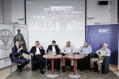 „Od Wolnych Związków Zawodowych Wybrzeża do Solidarności. Dyskusja bez cenzury” – Warszawa, 18 czerwca 2019. Fot. Sławek Kasper (IPN)