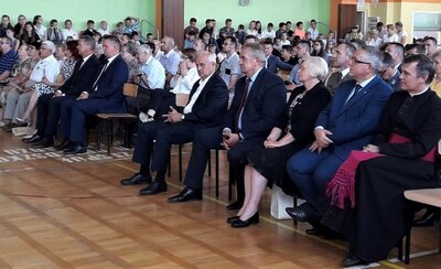 Odsłonięcie tablicy upamiętniającej organizację antykomunistyczną „Wolny Orzeł Polski” – Goniądz (woj. podlaskie), 18 czerwca 2019